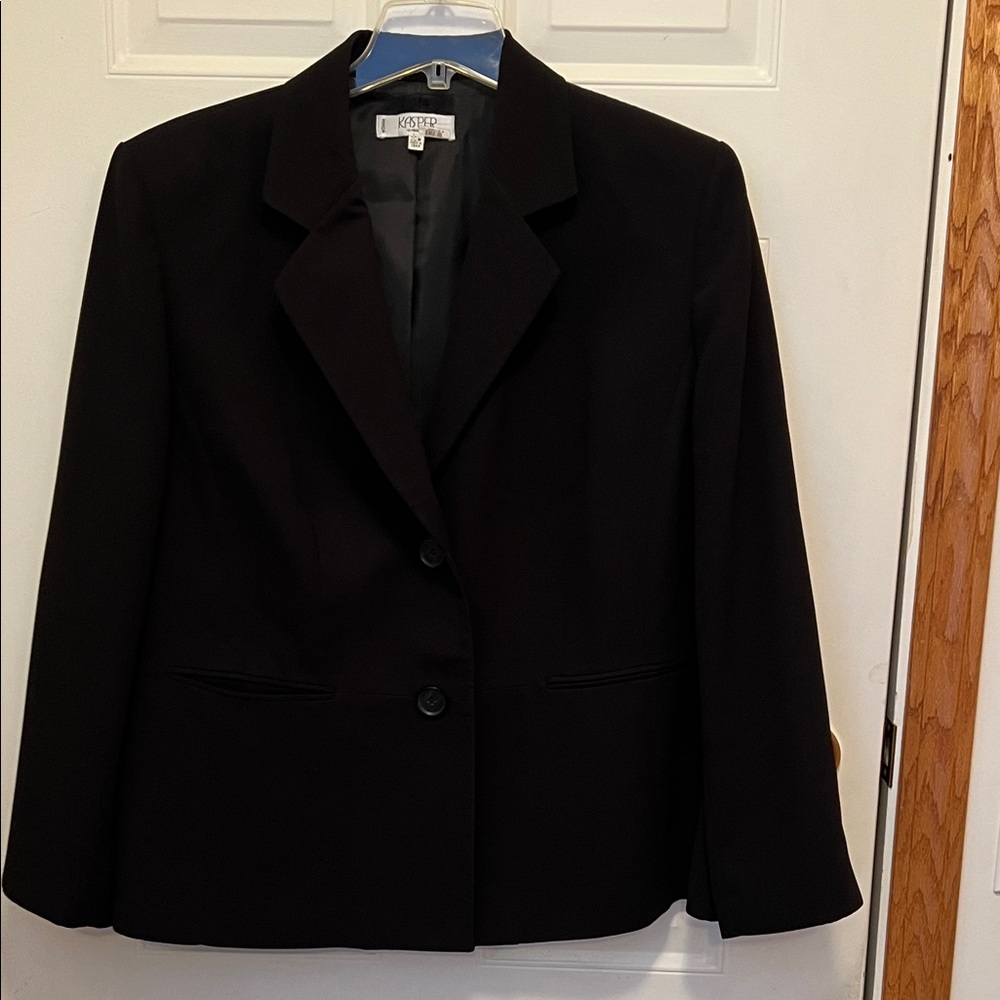 Kasper Black Suit Separates Blazer.  Size:  20W
